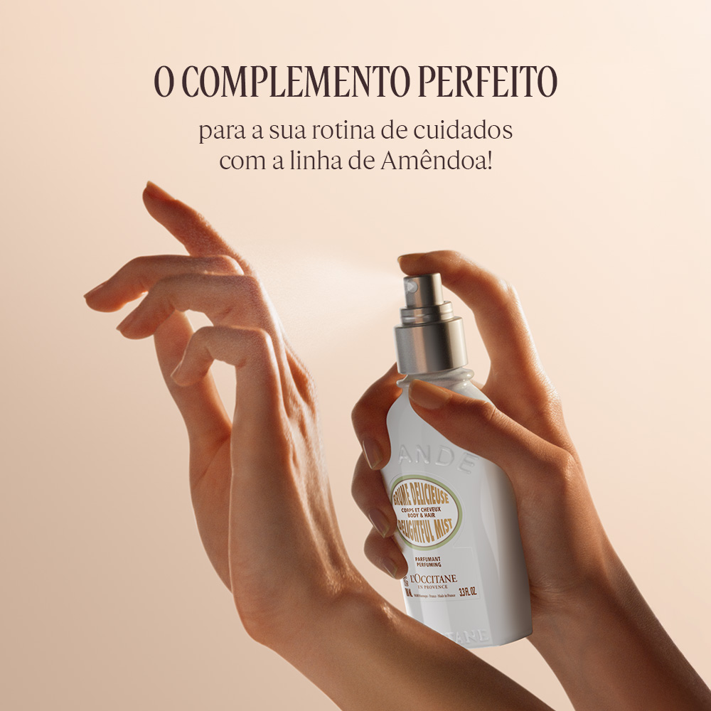 Mist Perfumado Corpo e Cabelo Amêndoa 100mL, , large image number 1